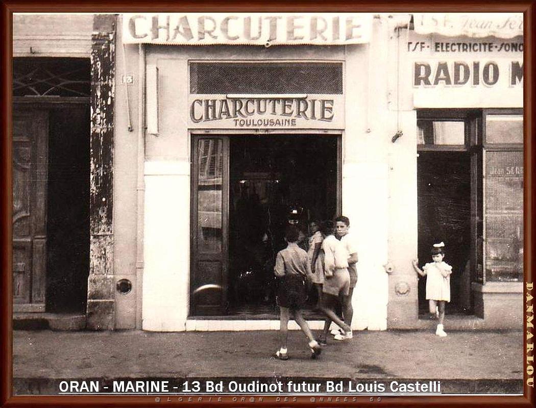 Oran - Boulevard Oudinot - Charcuterie.JPG